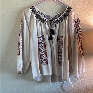 Long sleeve blouse